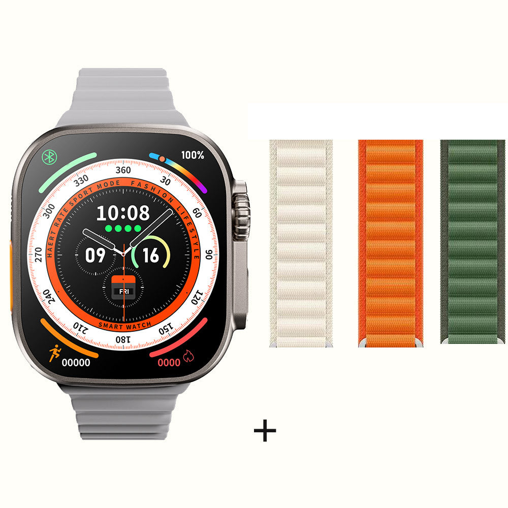 DaTeoy ZD8 Ultra Smart Watch Series 8 49mm Titanium Alloy Body 2.0" Retina Screen BT Call NFC ECG IP68 Waterproof Smartwatch Men