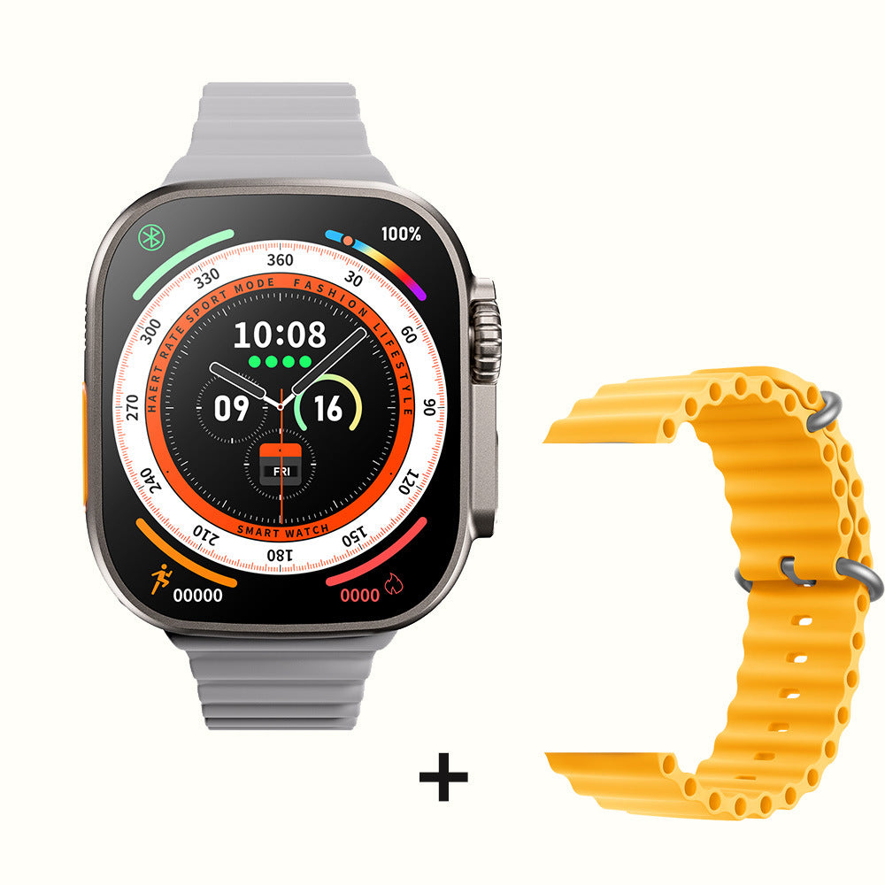 DaTeoy ZD8 Ultra Smart Watch Series 8 49mm Titanium Alloy Body 2.0" Retina Screen BT Call NFC ECG IP68 Waterproof Smartwatch Men