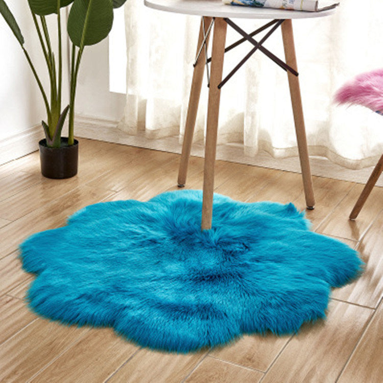 Fluffy 6cm Plush Carpet Fuzzy Wool Floor Mat Multicolor Flowers Clouds Soft Living Room Bedroom Aldult Child Kids Fashion Lovely