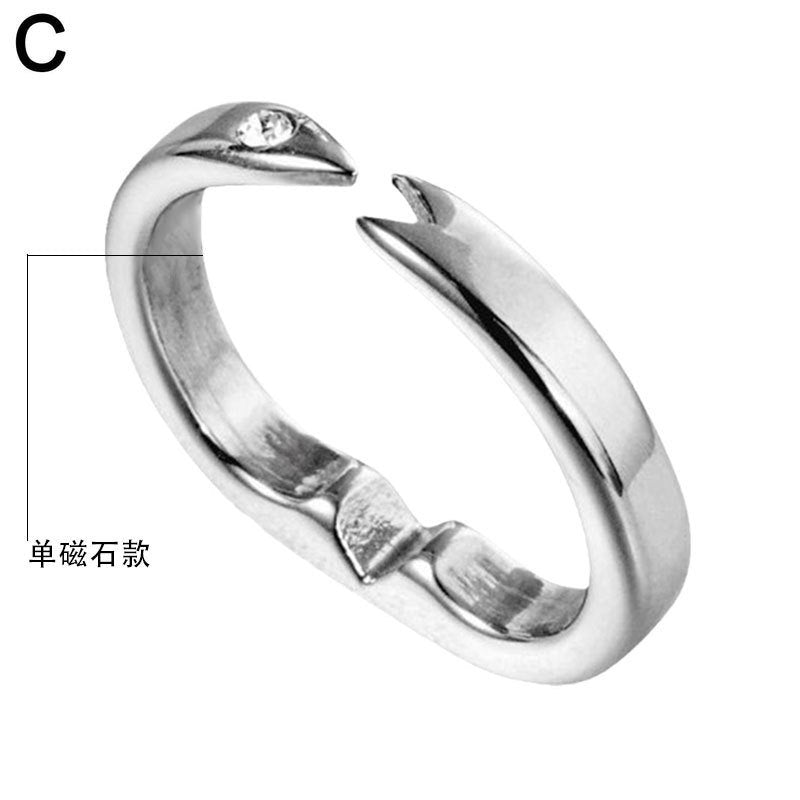 Magnetic Open Ring Anti Snoring Magnet Couple Rings