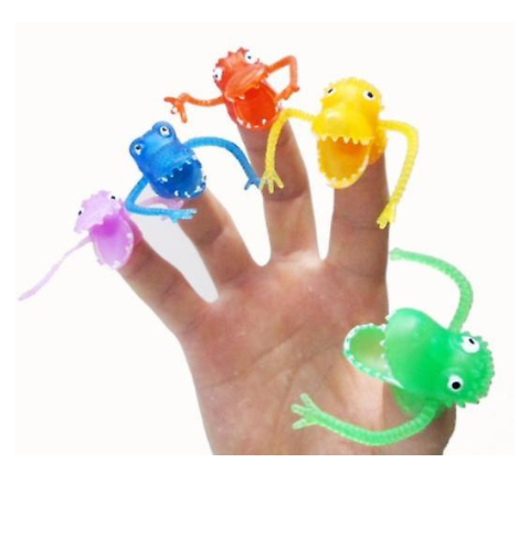 Pack Of 10 Monster Finger Puppets Scary Monster Toys Finger Monsters Kid