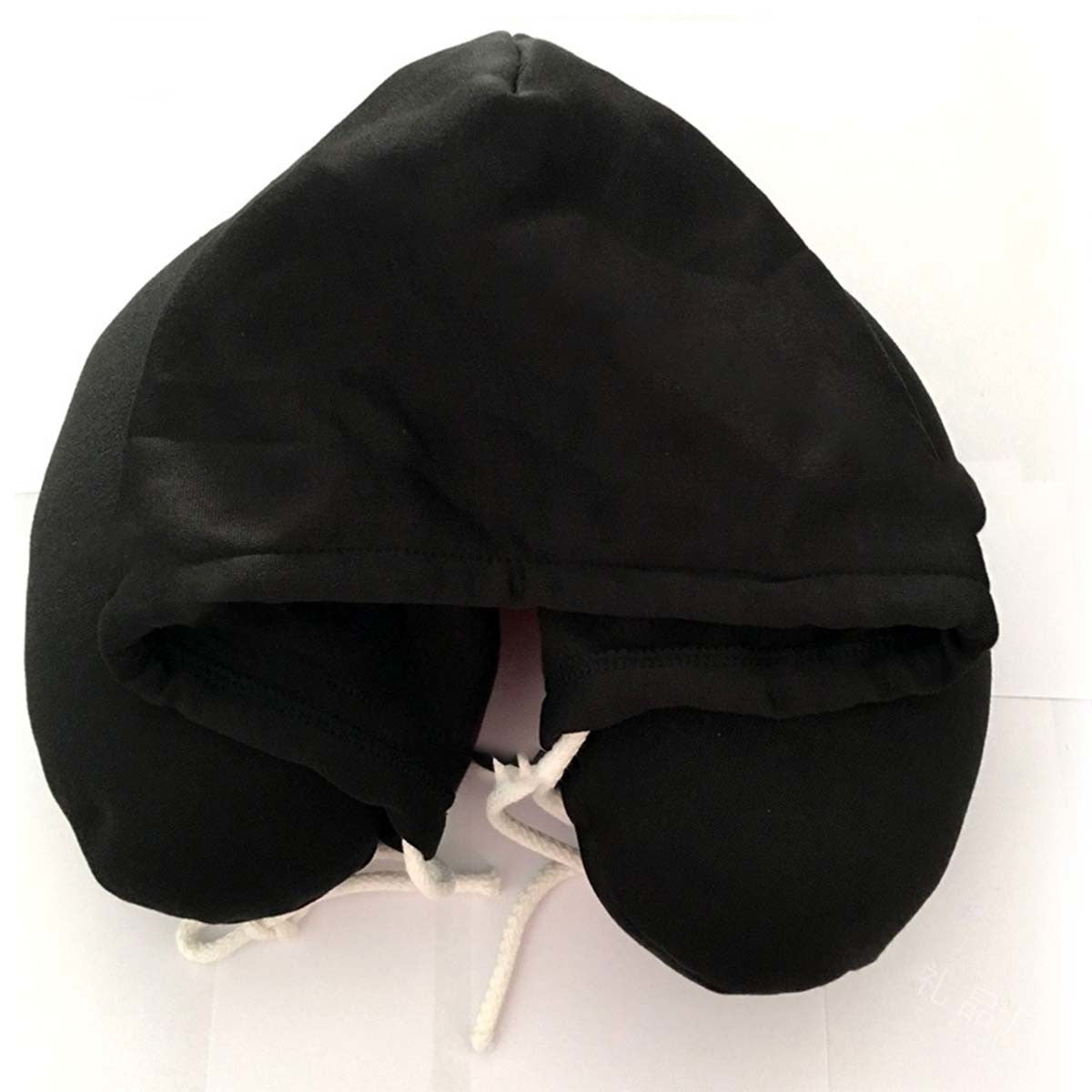 Hooded Neck Pillows for Travel - U Shaped Travel Pillow Sleeping Support polystyrene Foam microbeads Stress Pillow