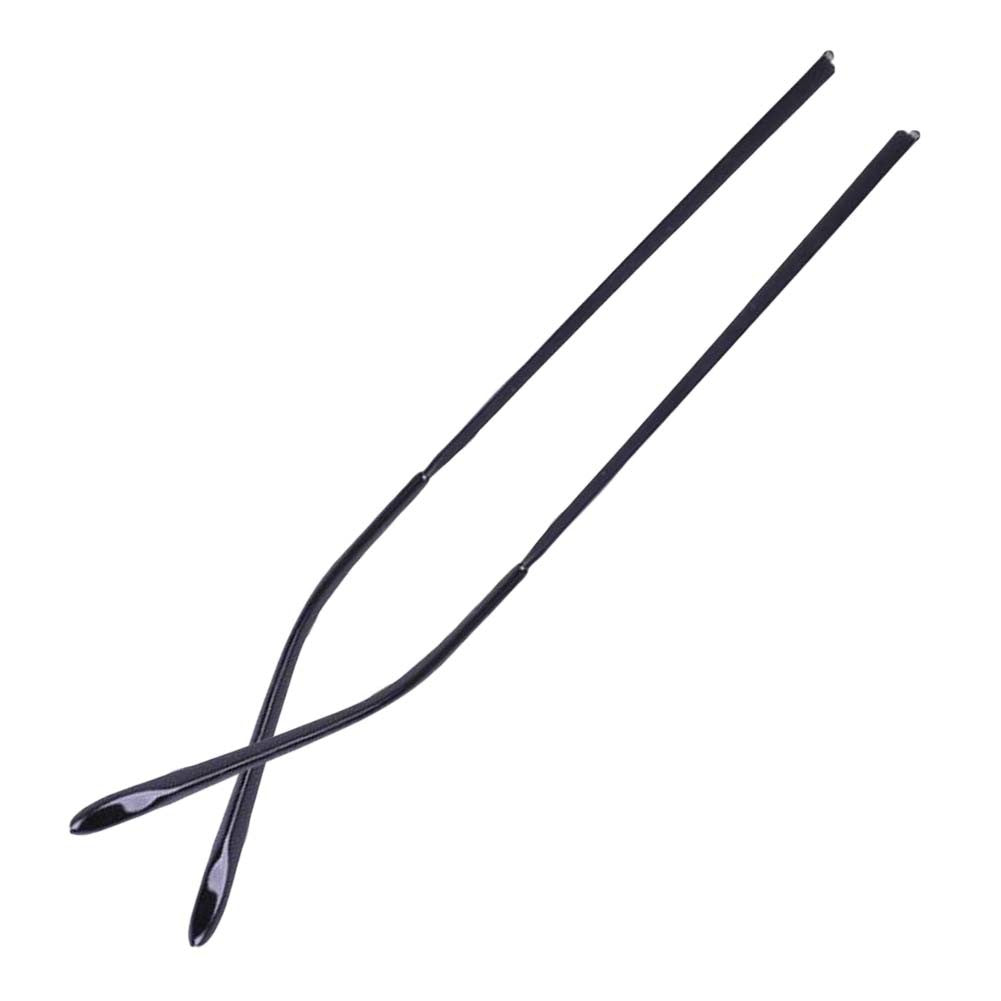 1 Pair Metal Glasses Temple Eyeglasses Replacement Temples, Matte Black