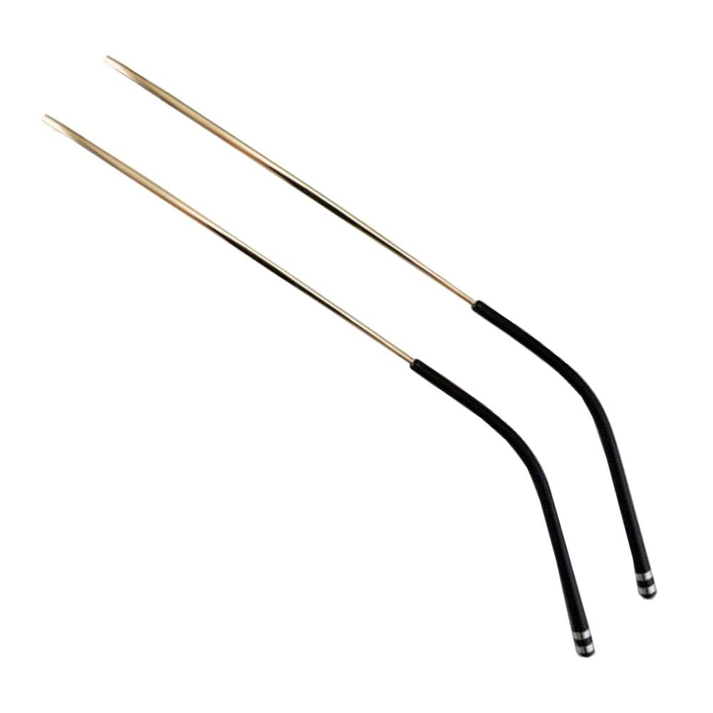 1 Pair Eyeglasses Replacement Temple Thin Metal Frame Arms for Reading Glasses, Gold