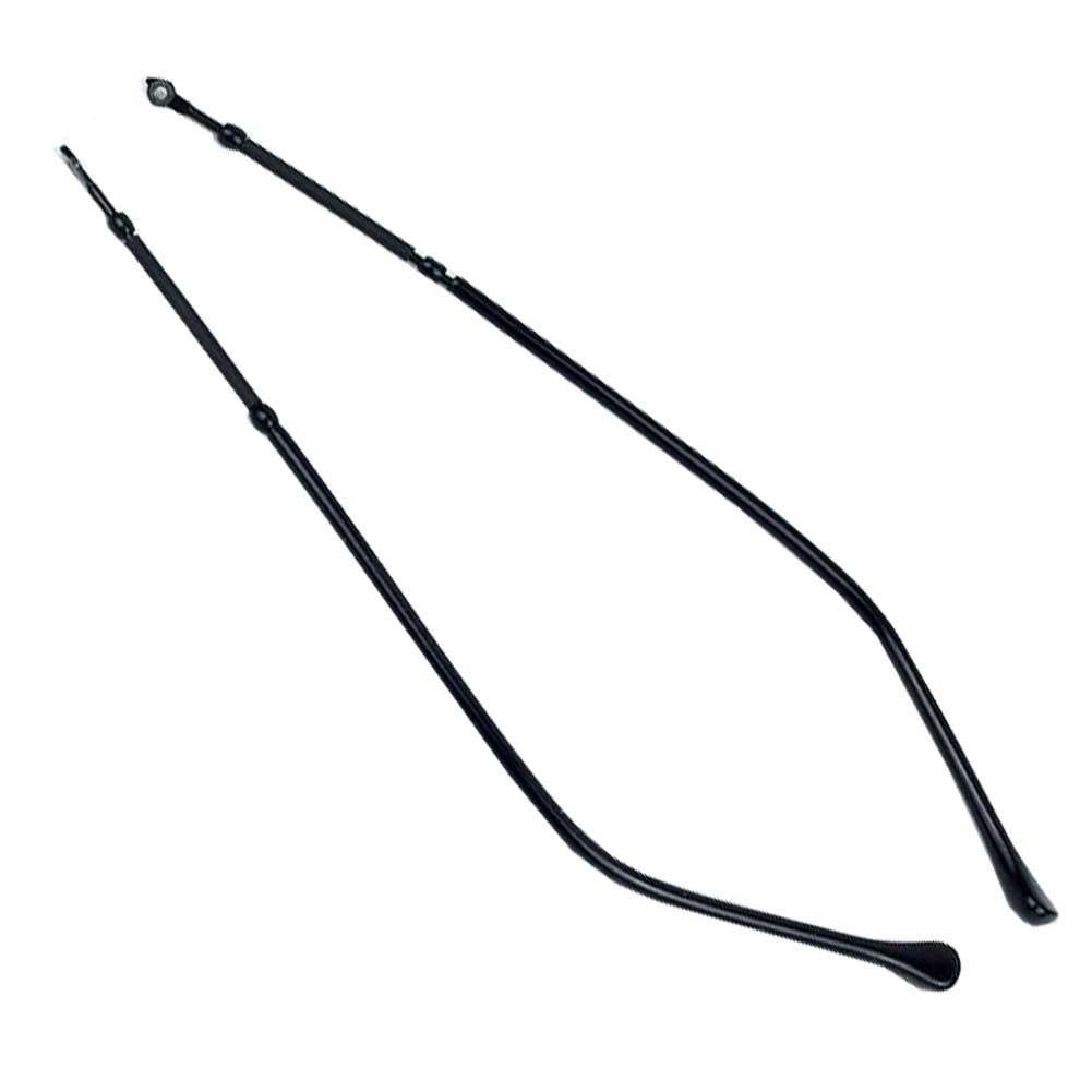 1 Pair Metal Glasses Replacement Temple Eyeglasses Frame Temple Arms, Black