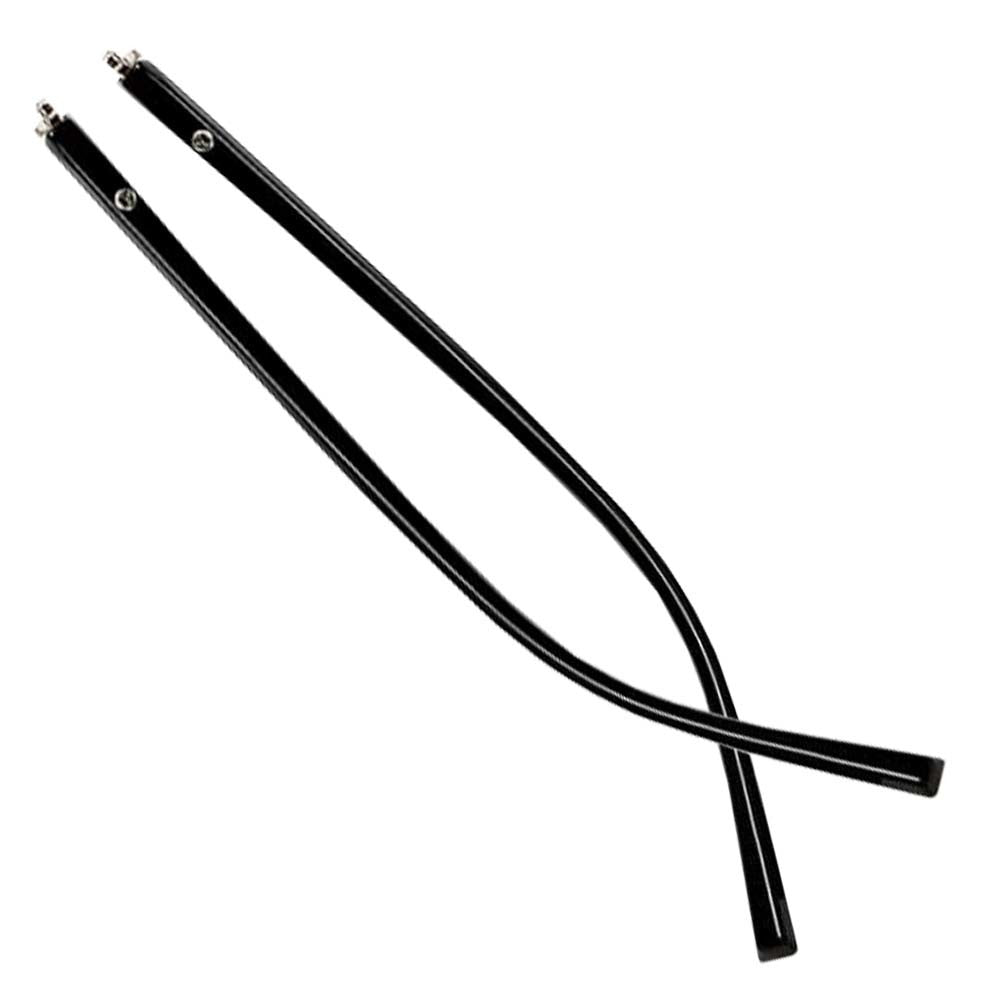 1 Pair Plastic Glasses Temple Eyeglasses Replacement Temples, Matte Black