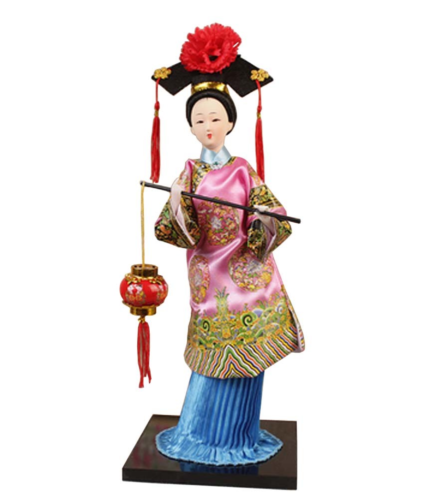 Traditional Chinese Silk Figurine Chinese Ancient Costume Doll Silk Doll #11