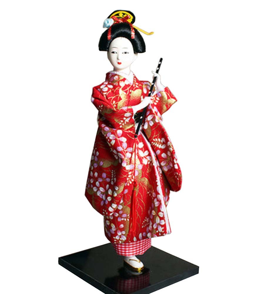 Japanese Geisha Doll Kimono Doll Oriental Doll Collectible Figurine Decor #13