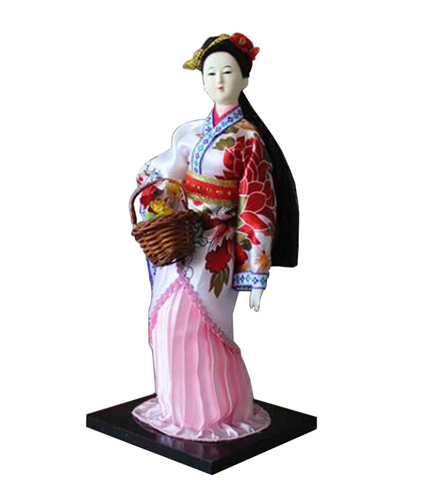 Traditional Chinese Silk Figurine Chinese Ancient Costume Doll Silk Doll #22