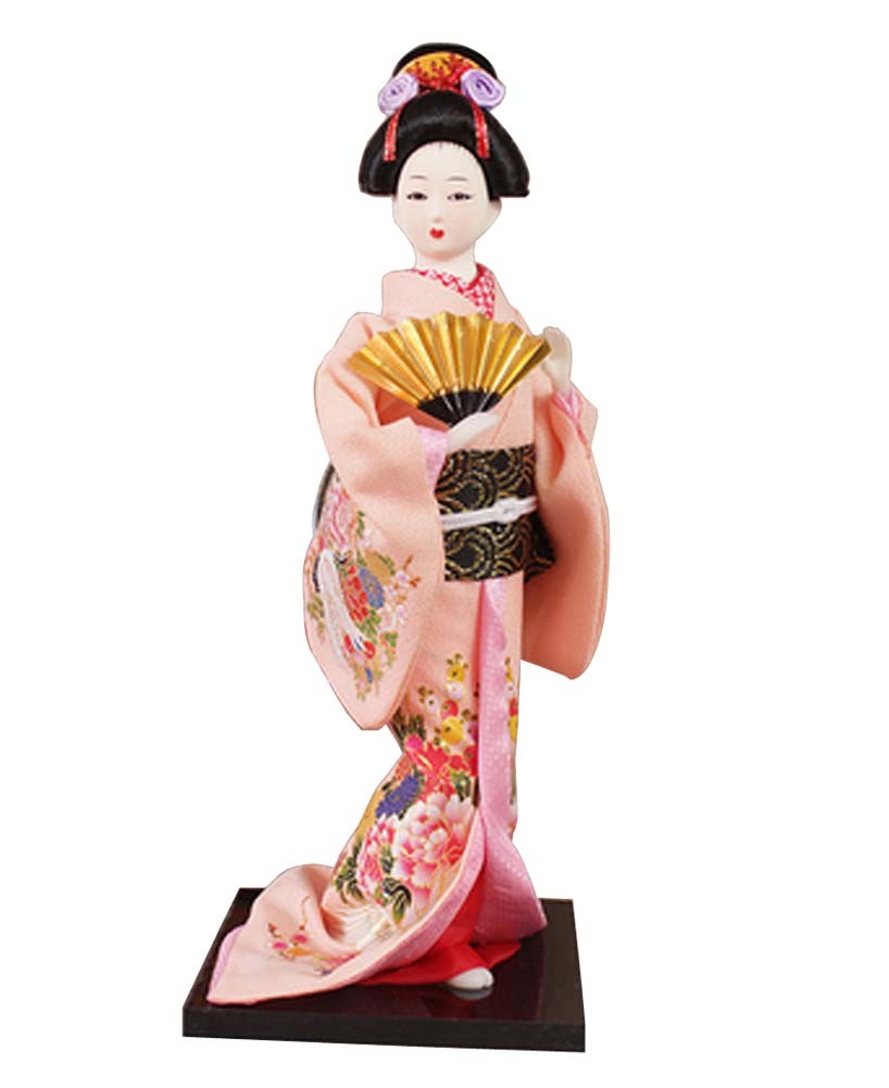 Japanese Geisha Doll Kimono Doll Oriental Doll Collectible Figurine Decor #21