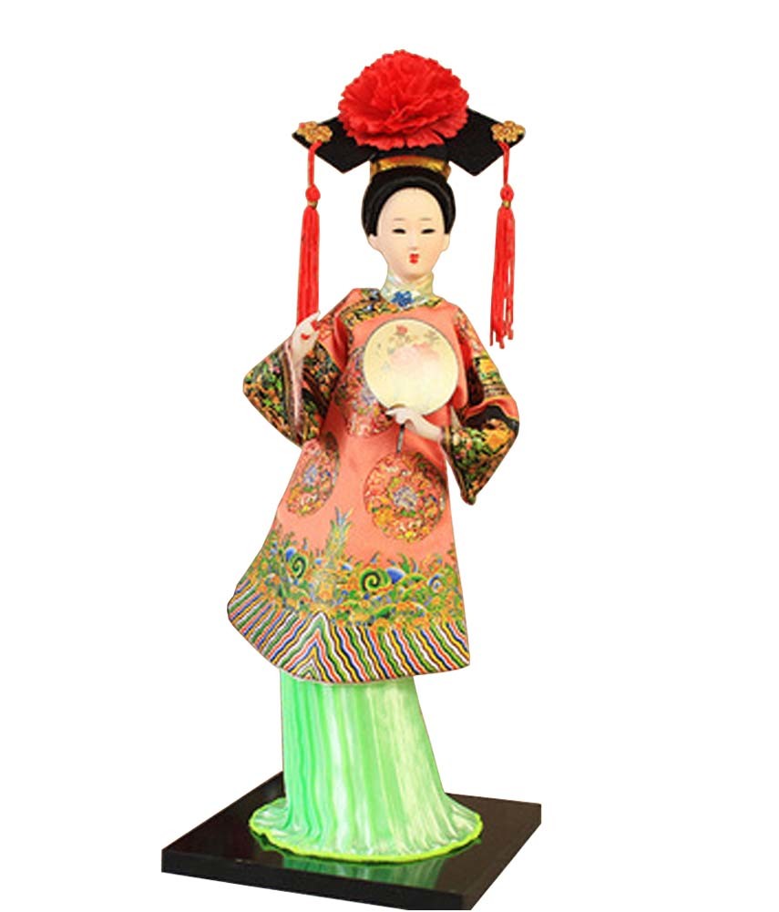 Traditional Chinese Silk Figurine Chinese Ancient Costume Doll Silk Doll #03