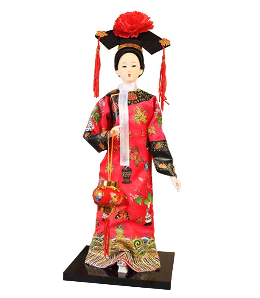 Traditional Chinese Silk Figurine Chinese Ancient Costume Doll Silk Doll #02