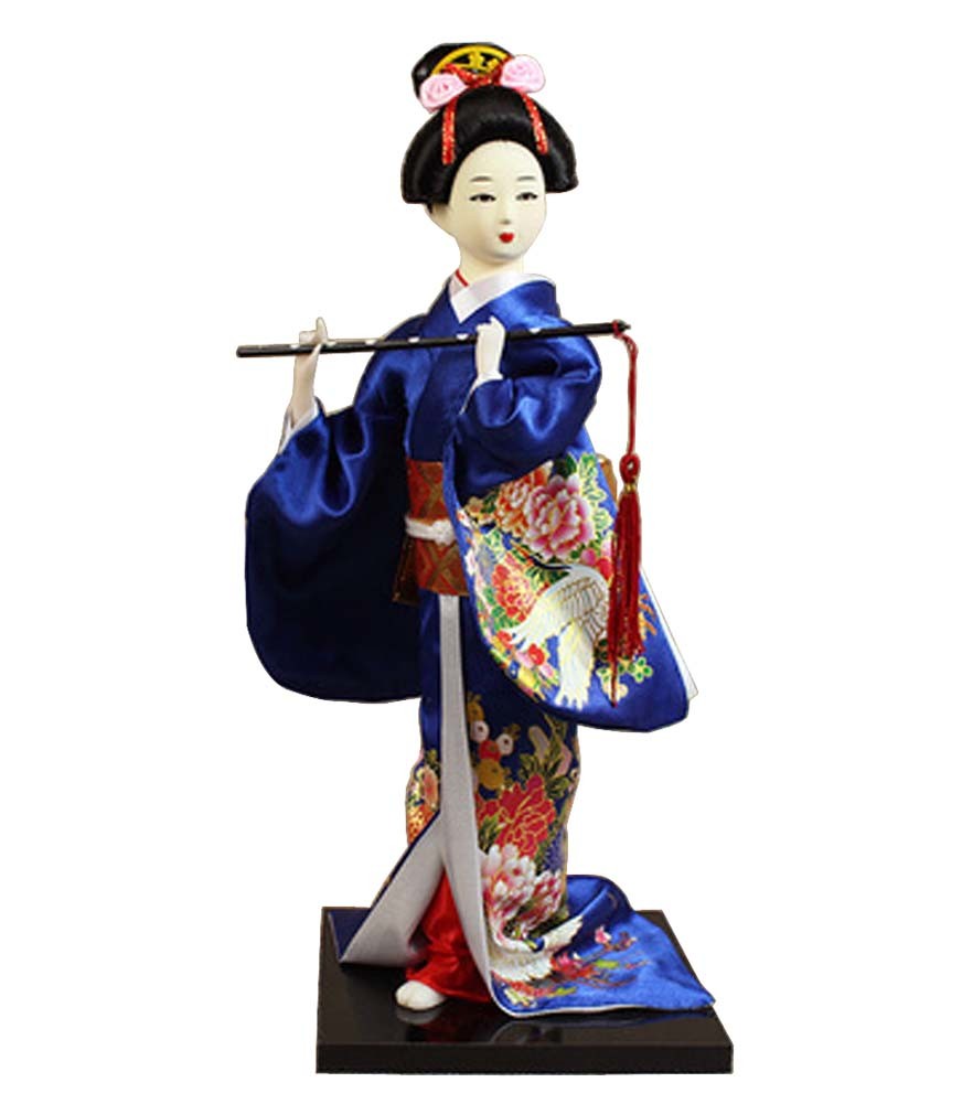 Japanese Geisha Doll Kimono Doll Oriental Doll Collectible Figurine Decor #15
