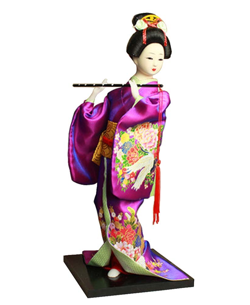 Japanese Geisha Doll Kimono Doll Oriental Doll Collectible Figurine Decor #17