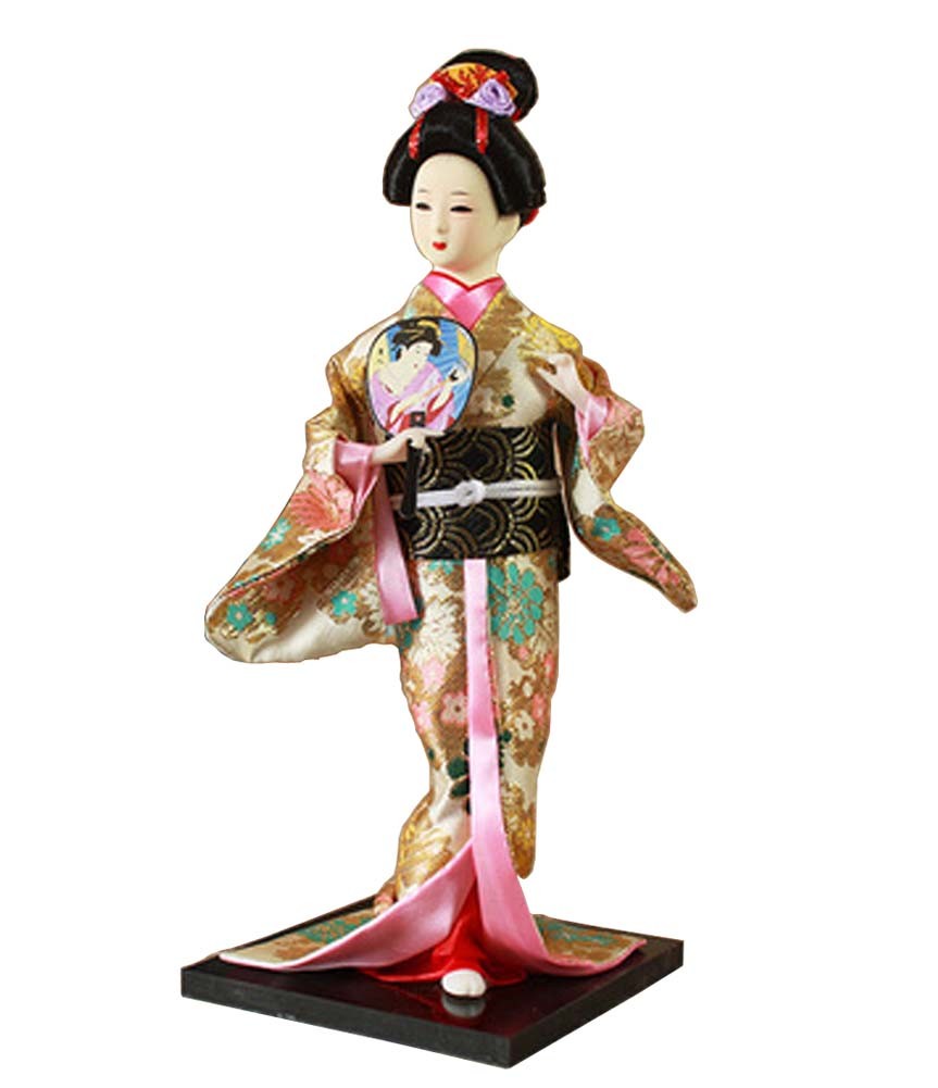 Japanese Geisha Doll Kimono Doll Oriental Doll Collectible Figurine Decor #29