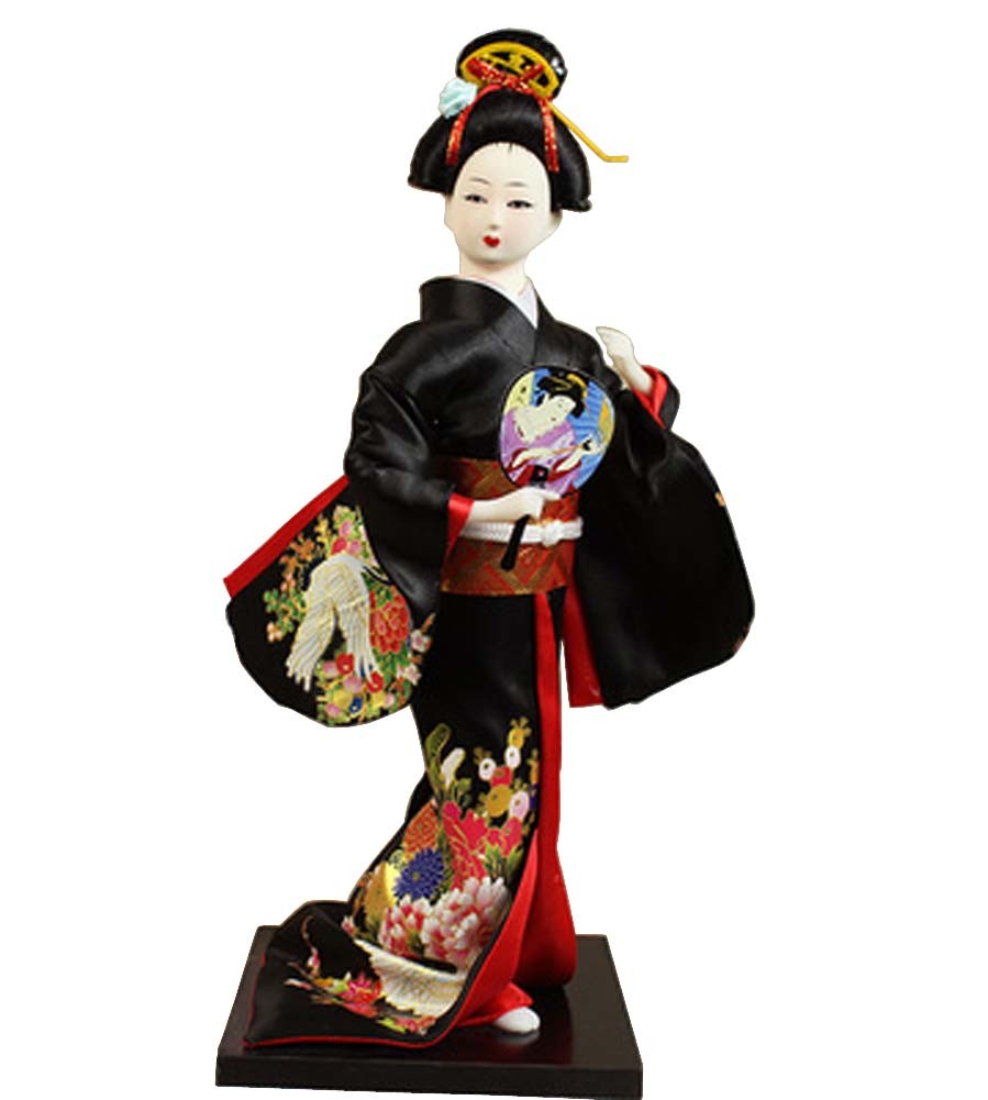 Japanese Geisha Doll Kimono Doll Oriental Doll Collectible Figurine Decor #31