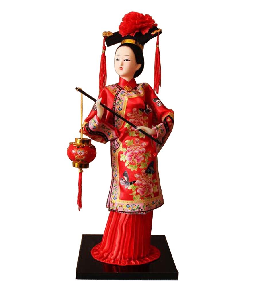 Traditional Chinese Silk Figurine Chinese Ancient Costume Doll Silk Doll #18