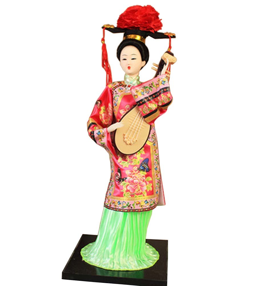 Traditional Chinese Silk Figurine Chinese Ancient Costume Doll Silk Doll #19