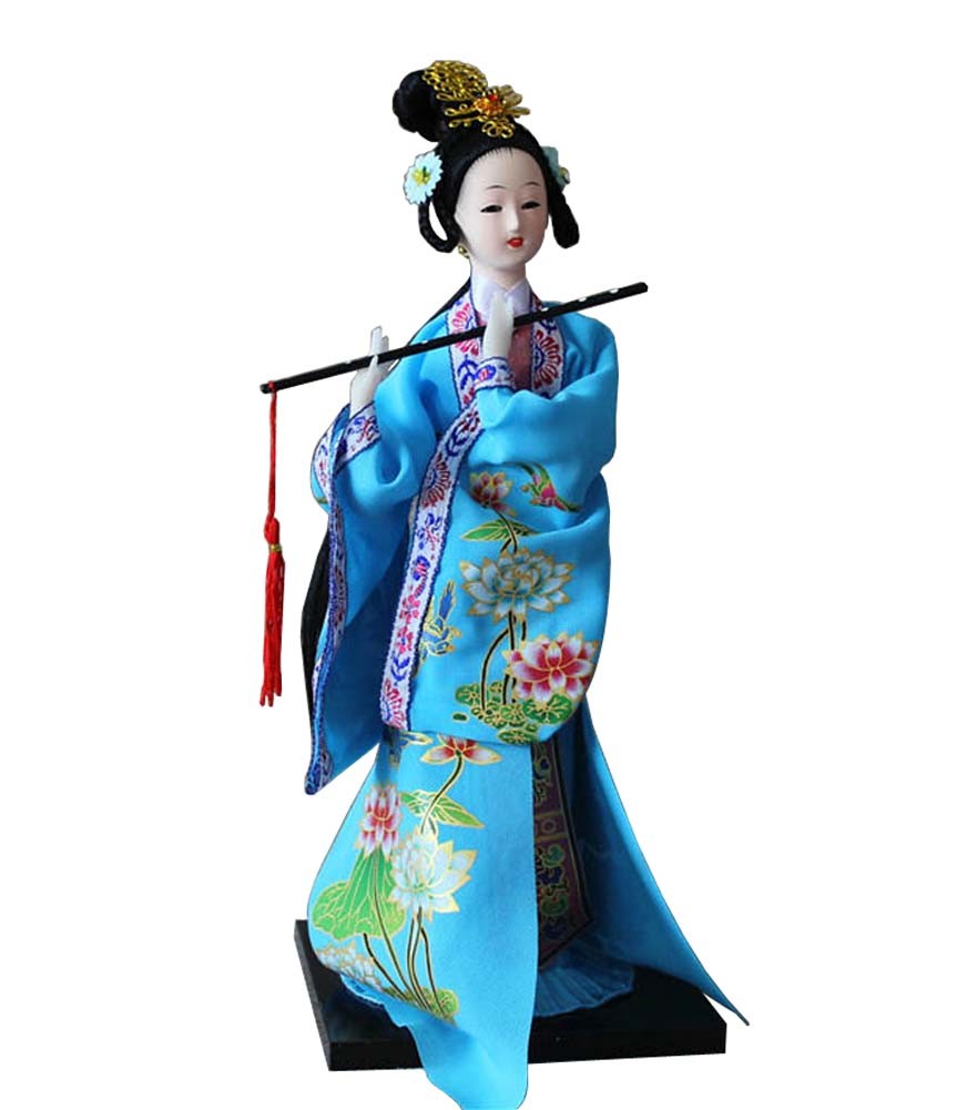 Traditional Chinese Silk Figurine Chinese Ancient Costume Doll Silk Doll #20
