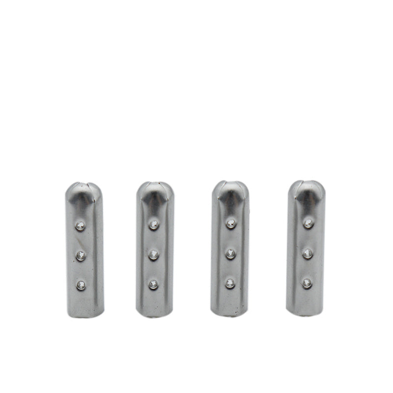 Weiou Factory Direct Brand New Hot Sale Silver Gun Point Toe Shoes Decorated With Bullet Head Metal Head Shoulder Strap