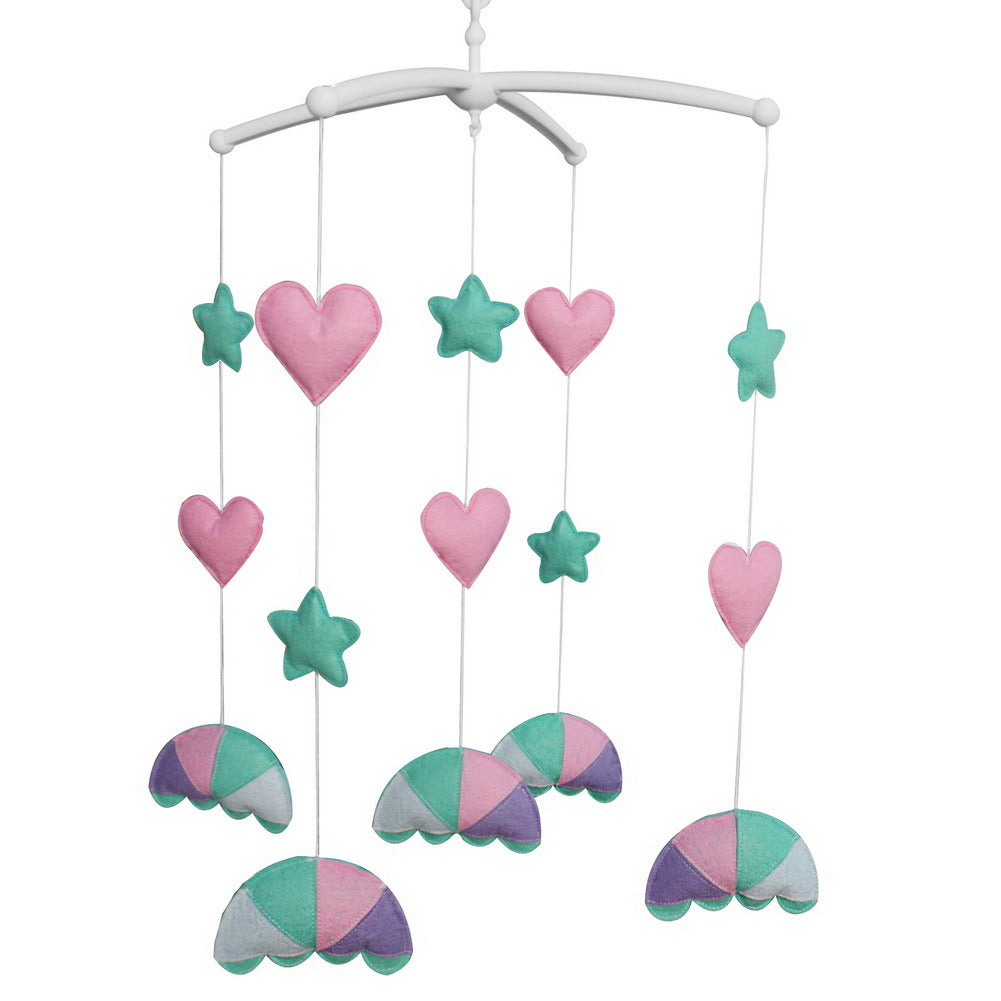 Musical Crib Mobile for Baby Beautiful Handmade Hanging Bell Mobile