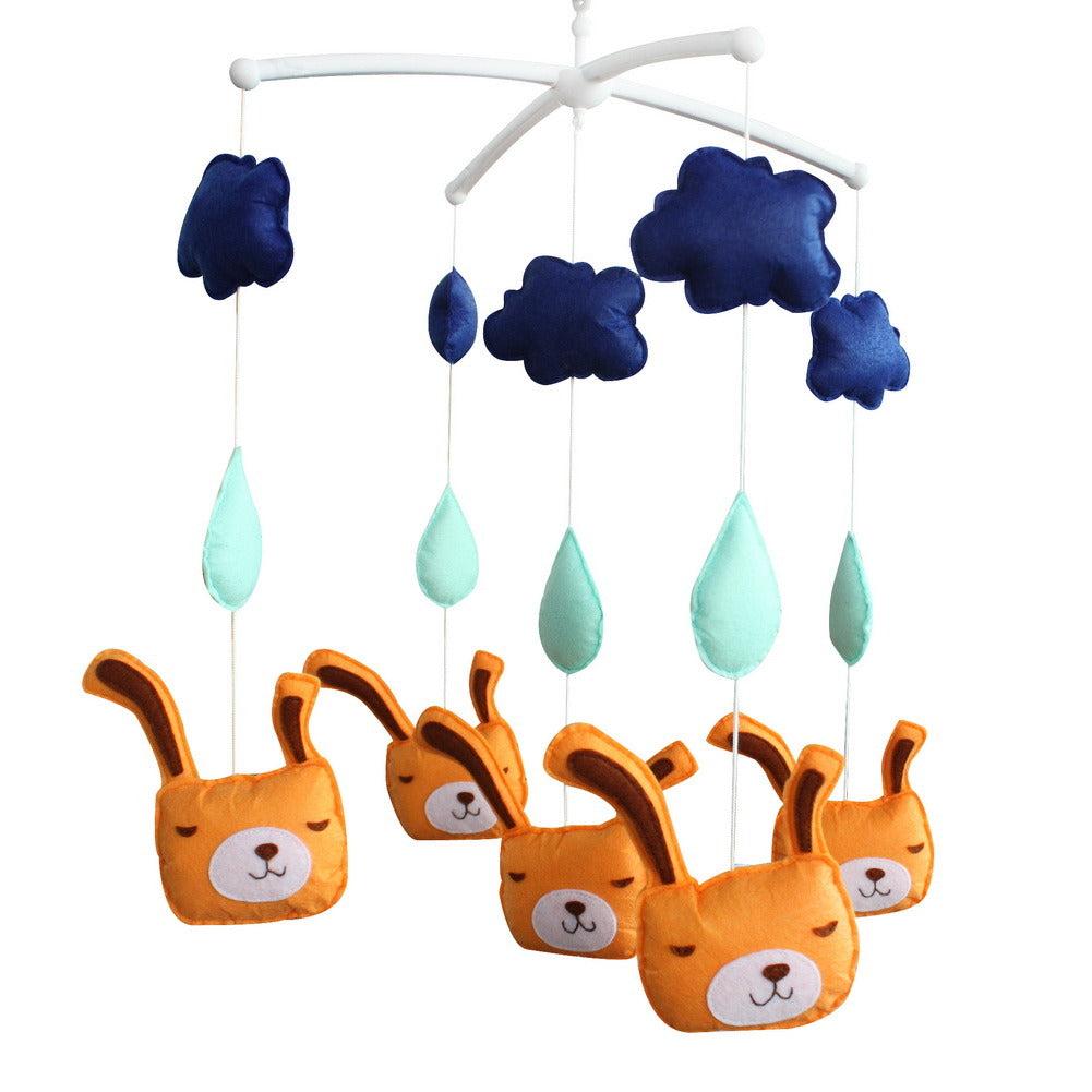 Baby Gift Musical Mobile, Cute Handmade Hanging Toy, Hanging Decor