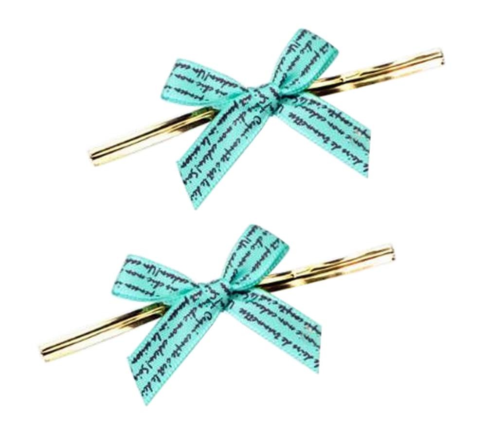 100 Pcs Cute Bow Twist Ties for Sealing Lollipop Candy Cookie Bakery Bag #24