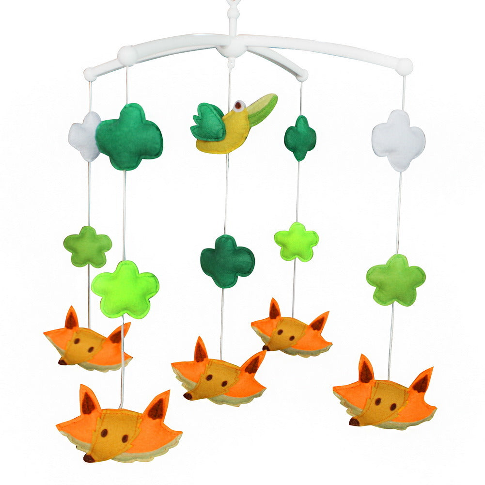 Handmade Crib Mobile, Music Bed Bell, Colorful and Beautiful Decoration