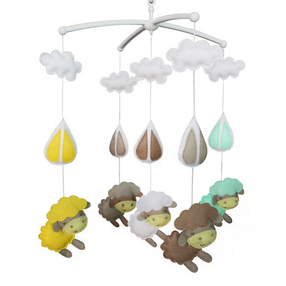 Modern Nursery Mobile, Crib Decoration Musical Mobile, Beautiful Gift