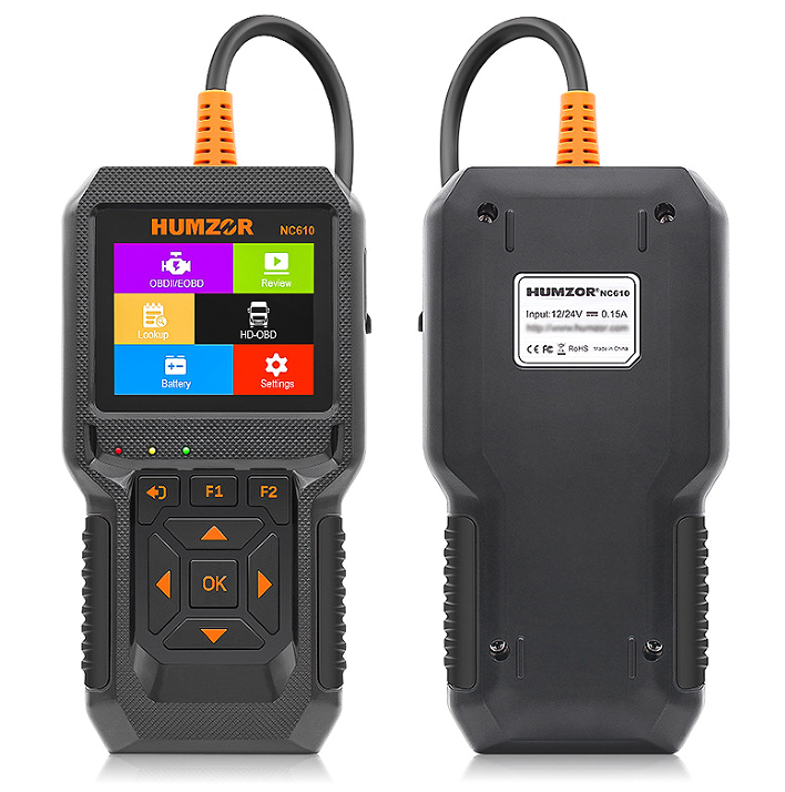 Gasoline car, diesel car integrated handheld code reader. Passenger vehicle / commercial vehicle engine fault diagnosis instrument