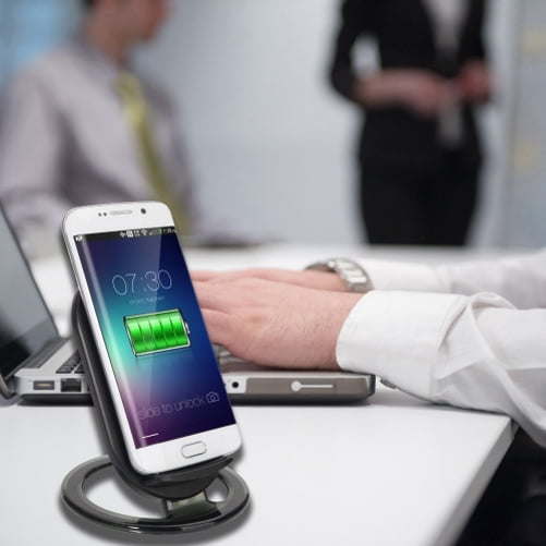 15W Fast Wireless Charger Stand Detachable 2-Coils Charging Pad Slim A4L for Motorola Edge Plus, Google Nexus 6, (2022), DROID MAXX - Nokia XR20, 8 -