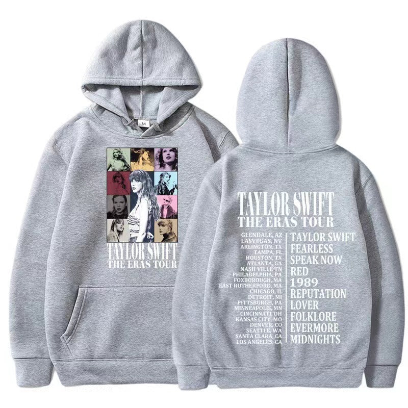 Girls Hoodies 1989 Casual Taylor Sweatshirt Kids Boys Swifts Pullover Hooded Concert Outfit For 4-14 Years