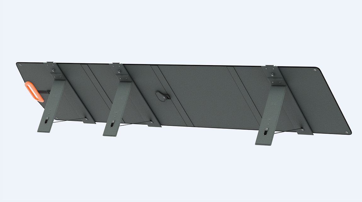 outdoor mobile solar power panel 300W (4 fold / portable / belt bracket), IP67, battery conversion efficiency 24%,5V/3A,9V/1.5A, MC4, waterproof ultra