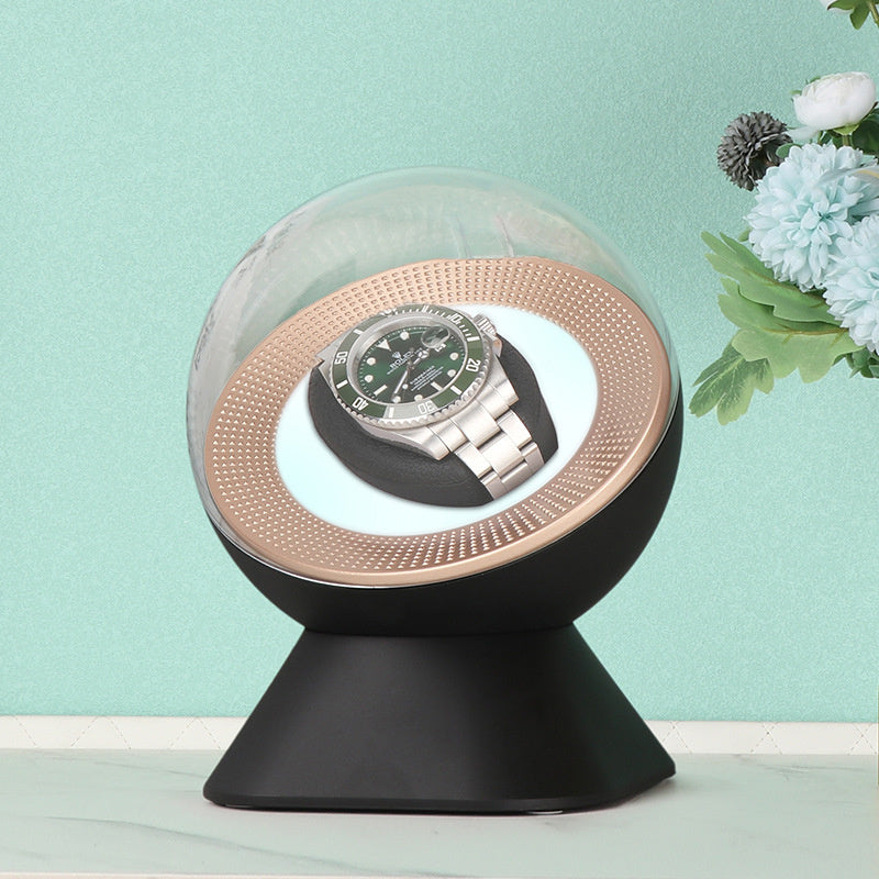 Automatic Watch Winder For Rolex Mechanical Watch Shaker Single Watch Box Rotator Super Quiet Motor Watch Winder Box Display Box