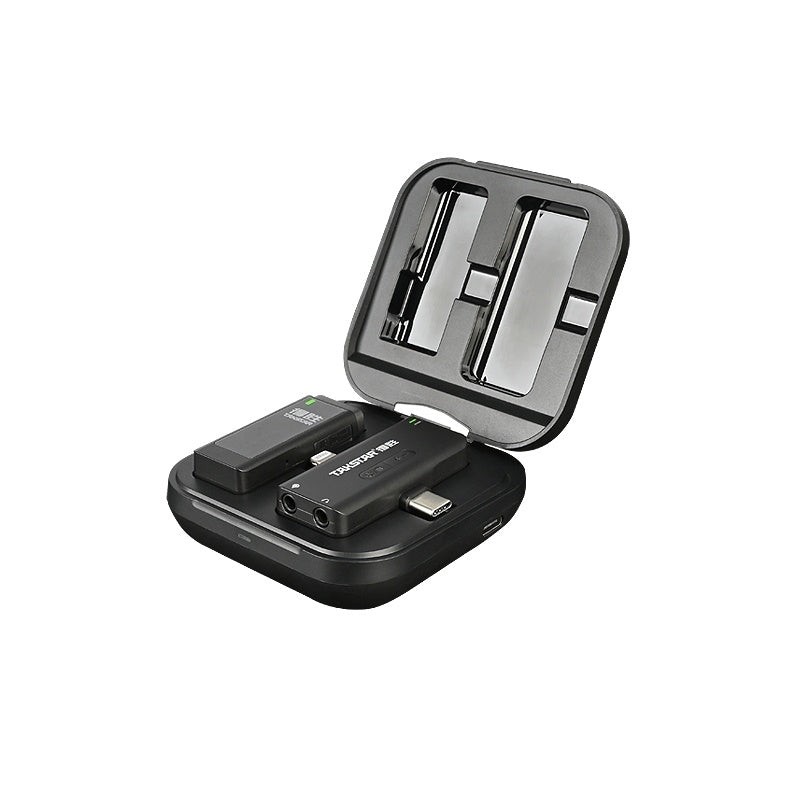 TAKSTAR Wireless Lavalier Microphone Portable Video Recording Mic for iPhone Android Phone Video Camera Live Streaming Vlog Youtube TikTok Twitch