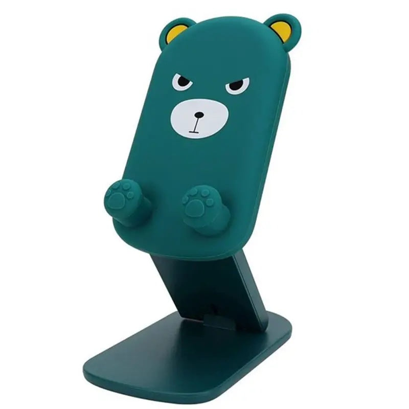 Cute Cell Phone Stand ; Fully Foldable; Adjustable Desktop Phone Holder Cradle Dock Compatible With Phone; All Phones