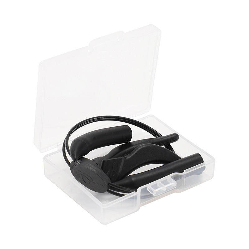 Glasses rope strap adjustable glasses rope sports glasses anti-skid ear hook to prevent eyes from falling silicone anti-skid sleeve