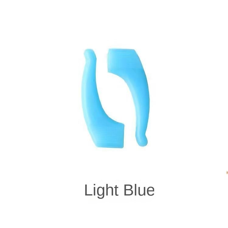 Silicone glasses anti-skid sleeve accessories glasses legs fixed eyes anti drop bracket male and female earmuffs hook ear hook ear bracket