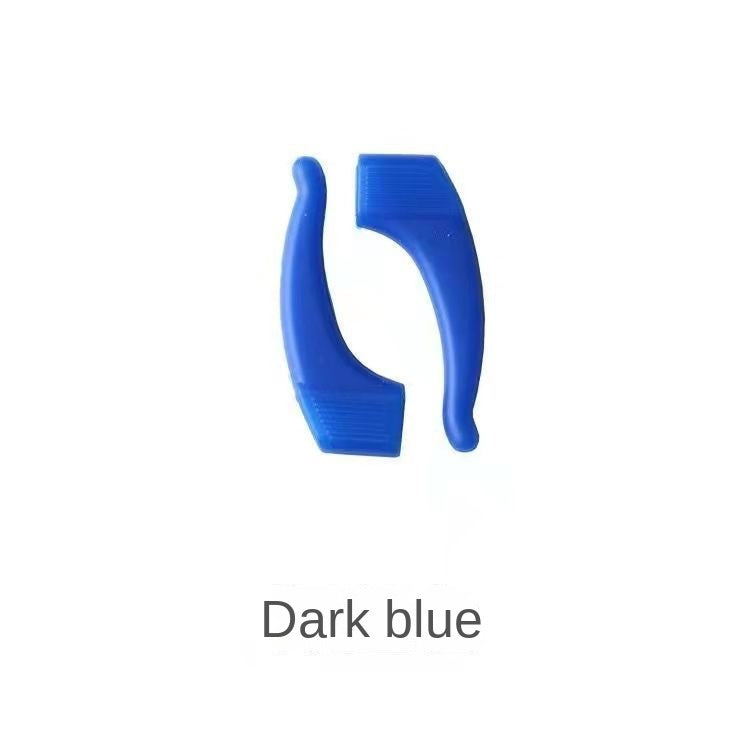 Silicone glasses anti-skid sleeve accessories glasses legs fixed eyes anti drop bracket male and female earmuffs hook ear hook ear bracket