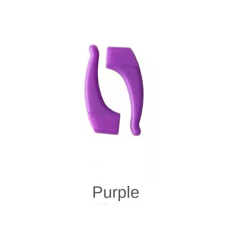 Silicone glasses anti-skid sleeve accessories glasses legs fixed eyes anti drop bracket male and female earmuffs hook ear hook ear bracket