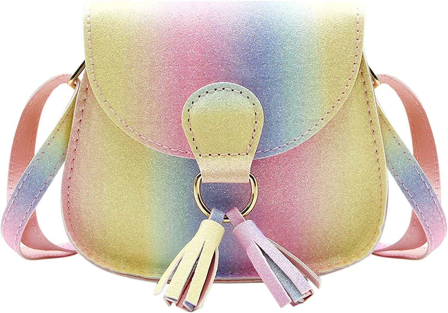 Kids Girls Toddler Mini Shoulder Purse Crossbody Bag with Tassel