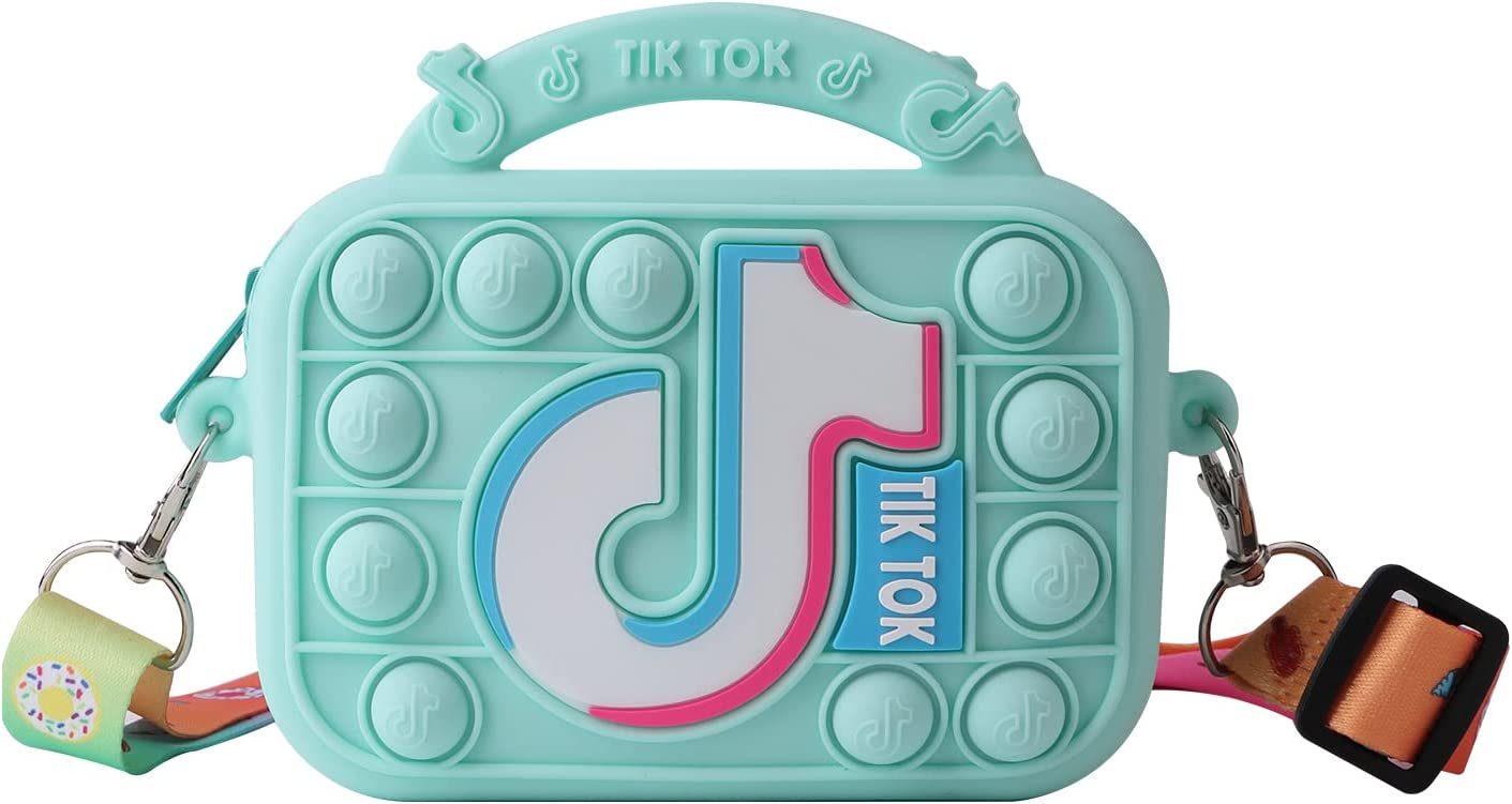 Kids Shoulder Purse Crossbody; 4.7x4.7x1.57inch Music Theme Party Supplies(black)