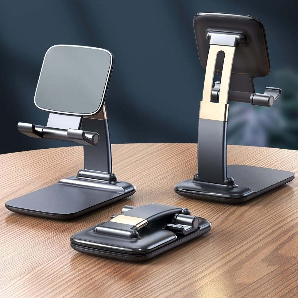 Desk Phone Holder; Foldable Hight Adjustable Phone Stand; Small And Flexible Compatible With Any Smartphones