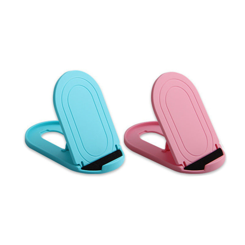 2Pcs Folding Cell Phone Holder; Plastic Support Stand Desktop Bracket For Smartphone & Tablet