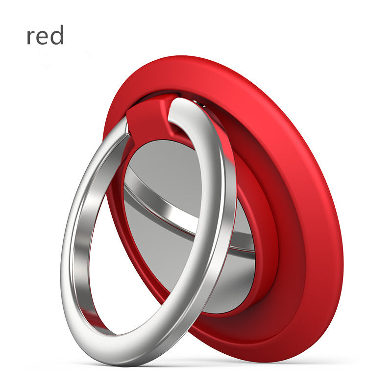 1pc 360° Rotatable Finger Ring Mobile Phone Holder Grip For Car Universal Magnetic Mount Phone Back Adhesive Tablet Holder Stand