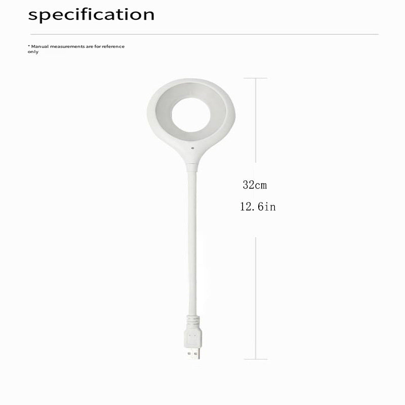 1pc Eye Protection LED Night Light; Intelligent Voice Control Small Night Light; USB Switchless Intelligent Voice Control Tricolor Light