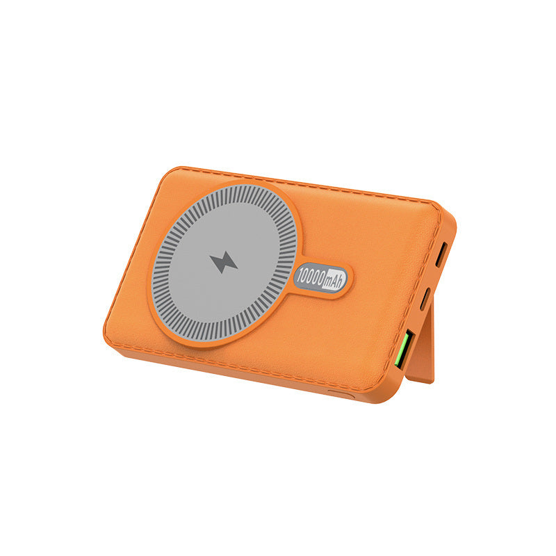 1Pc Wireless Portable Charger Power Bank; 10000mAh Wireless Charging USB-C Power Bank; 4 Output & Dual Input External Battery Pack Compatible With IPhone; Android Samsung Ipad & Etc