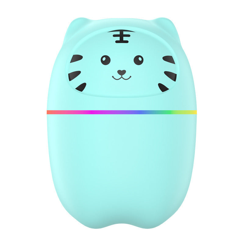 250ML Humidifier For Bedroom Nightstand; USB Tiger Mini Humidifier Diffuser Mist Maker