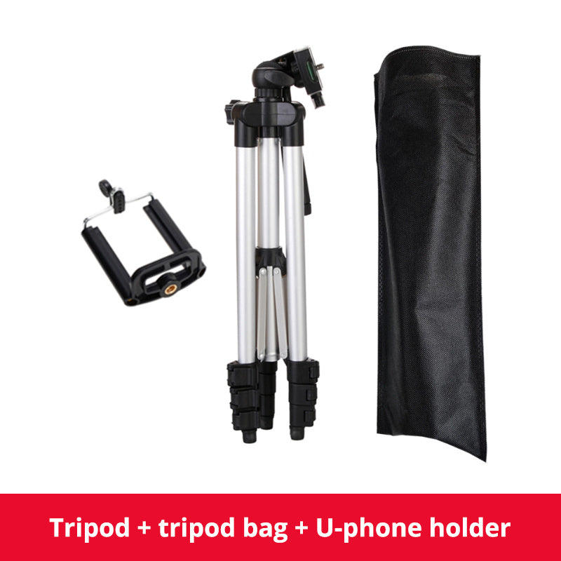 Phone Tripod Portable CellPhone Holder for iPhone 13 Xiaomi Lightweight Camera Tripod Stand for Gopro DSLR with Remote Control