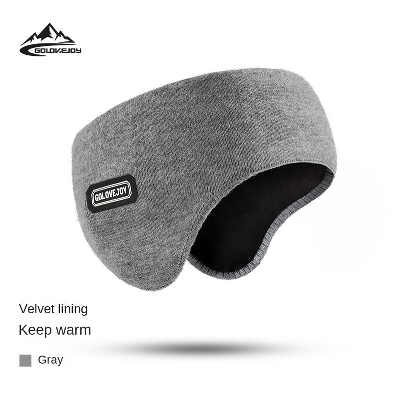 New Winter Skiing Earmuffs Men's Outdoor Sports Riding Windproof Double layer Warm Headwear Earmuffs DEZ37